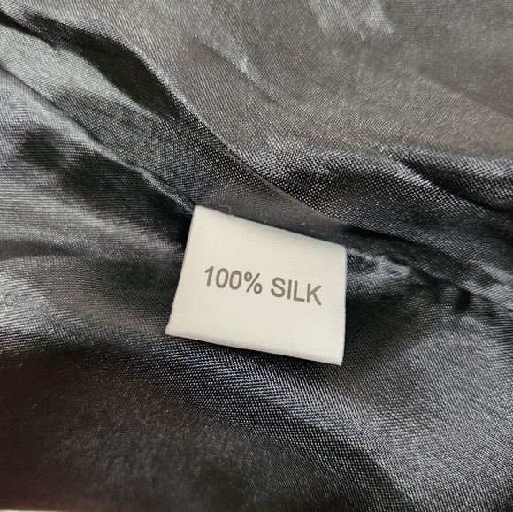 SILVER DRAGON Asian silk brocade jacket - Picture 8 of 14